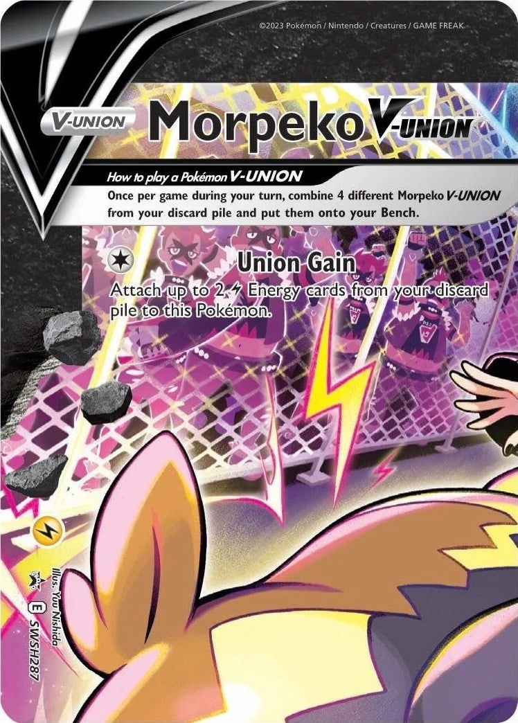 Morpeko V-Union (SWSH287) [Sword & Shield: Black Star Promos] | L.A. Mood Comics and Games