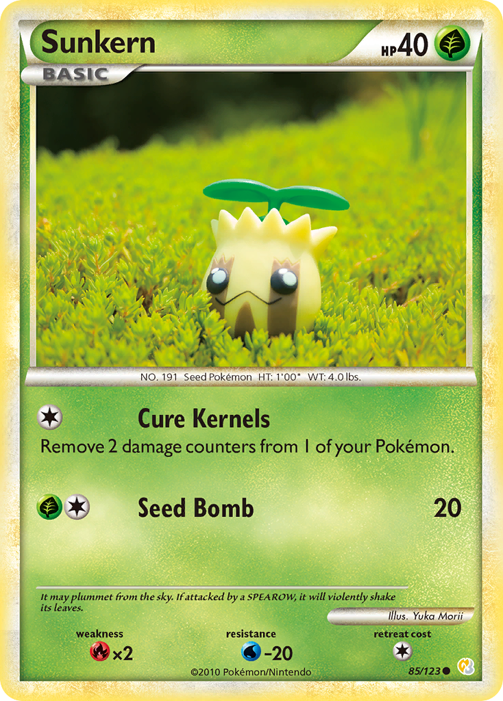 Sunkern (85/123) [HeartGold & SoulSilver: Base Set] | L.A. Mood Comics and Games