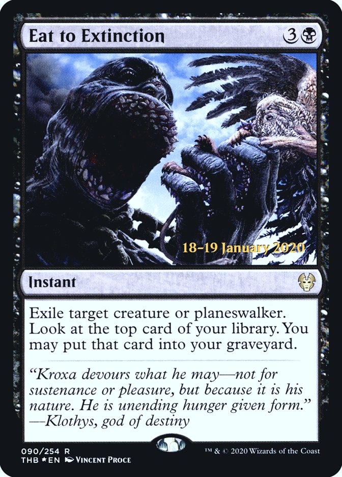 Eat to Extinction [Theros Beyond Death Prerelease Promos] | L.A. Mood Comics and Games