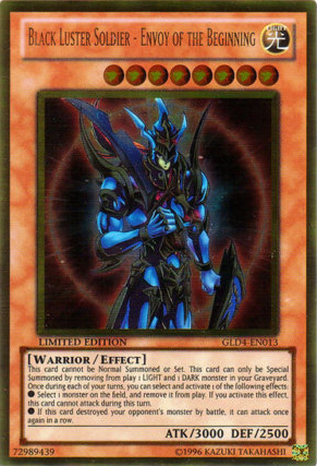 Black Luster Soldier - Envoy of the Beginning [GLD4-EN013] Gold Rare | L.A. Mood Comics and Games