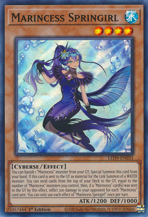 Marincess Springirl [LED9-EN031] Super Rare | L.A. Mood Comics and Games