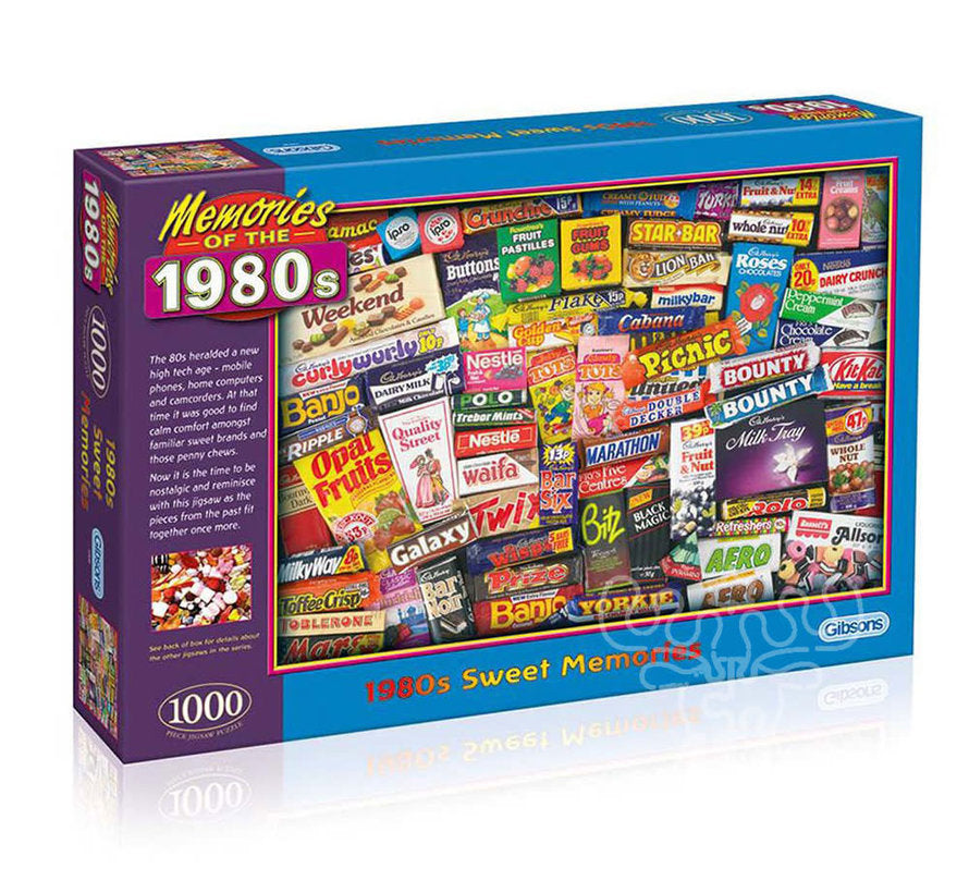 Puzzle: 1980's Sweet Memories (1000pc) | L.A. Mood Comics and Games