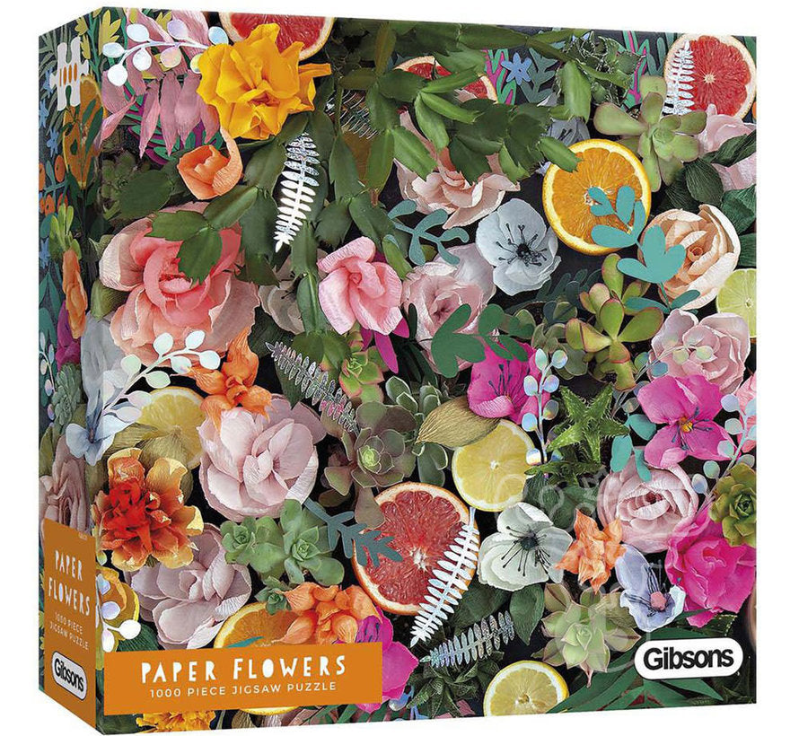 Puzzle: Paper Flowers (1000pc) | L.A. Mood Comics and Games