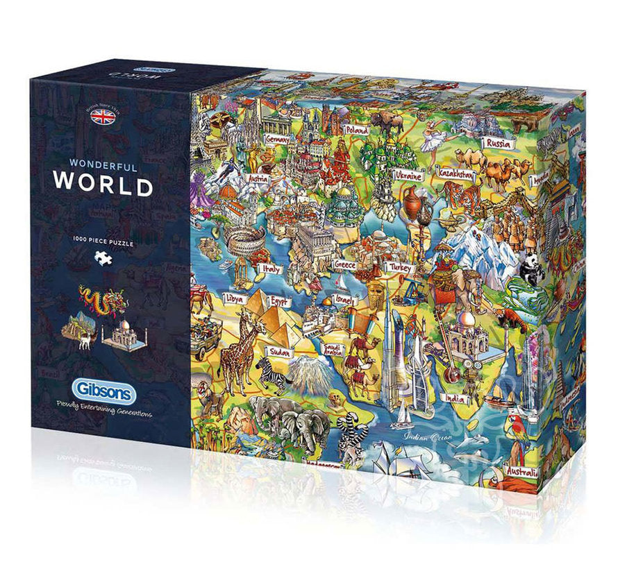 Puzzle: Wonderful World (1000pc) | L.A. Mood Comics and Games