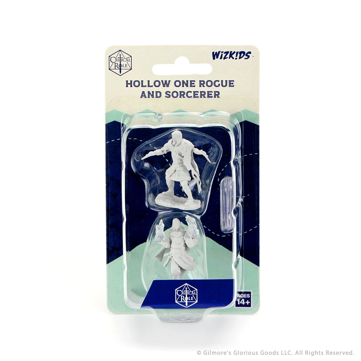 Critical Role Unpainted Miniatures Wave 1: Hollow One Rogue and Sorceror Male | L.A. Mood Comics and Games