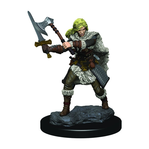 D&D Icons Premium Miniature - Female Human Barbarian | L.A. Mood Comics and Games