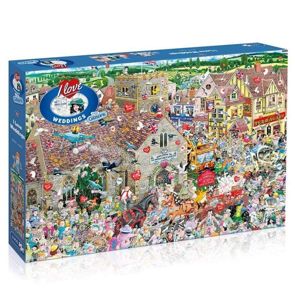 Puzzle: 1000 I Love Weddings | L.A. Mood Comics and Games