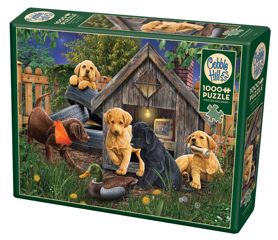 Puzzle 1000 Piece In The Doghouse | L.A. Mood Comics and Games