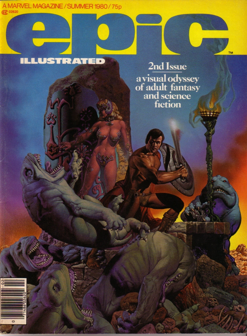Epic Illustrated #2 Magazine | L.A. Mood Comics and Games
