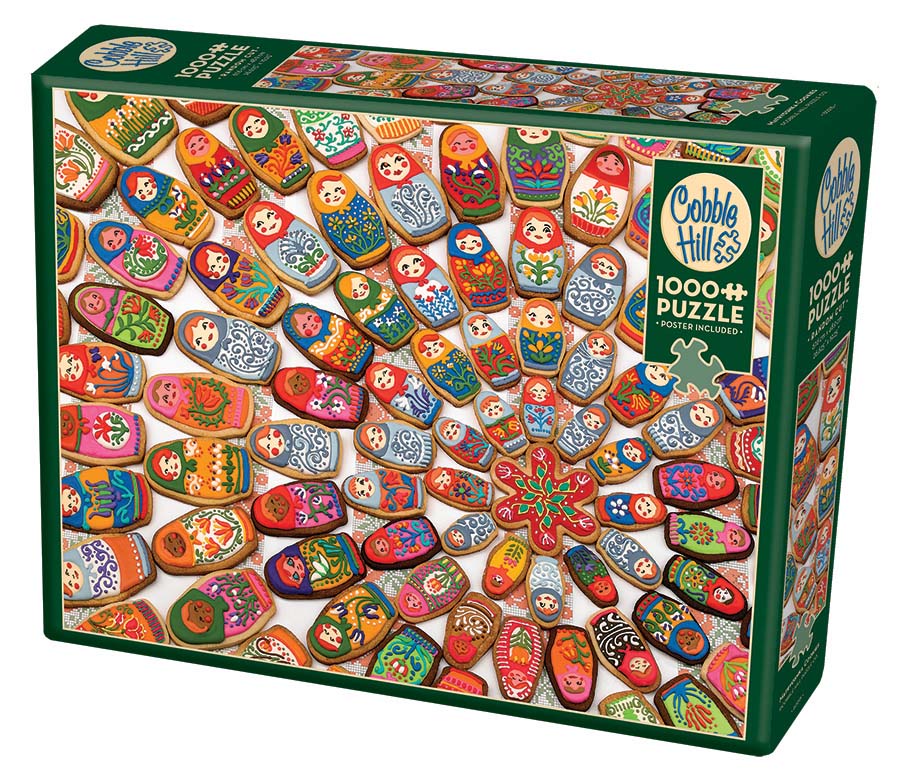 Puzzle 1000 Matryoshka Cookies | L.A. Mood Comics and Games