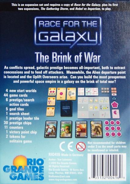 Race for the Galaxy: The Brink of War | L.A. Mood Comics and Games