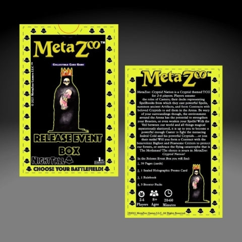 Metazoo Nightfall 1st ED Release Deck | L.A. Mood Comics and Games