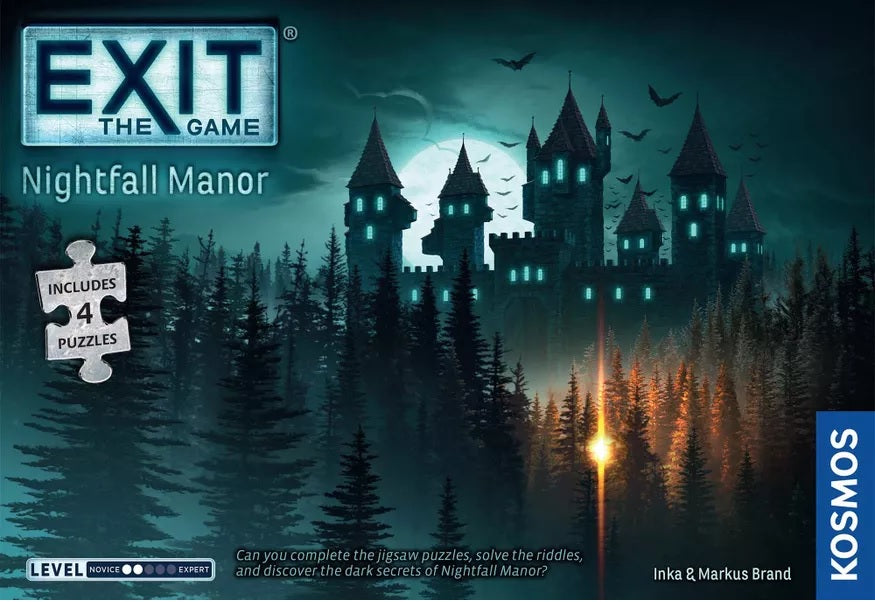 EXIT: NIGHTFALL MANOR (WITH PUZZLE) | L.A. Mood Comics and Games