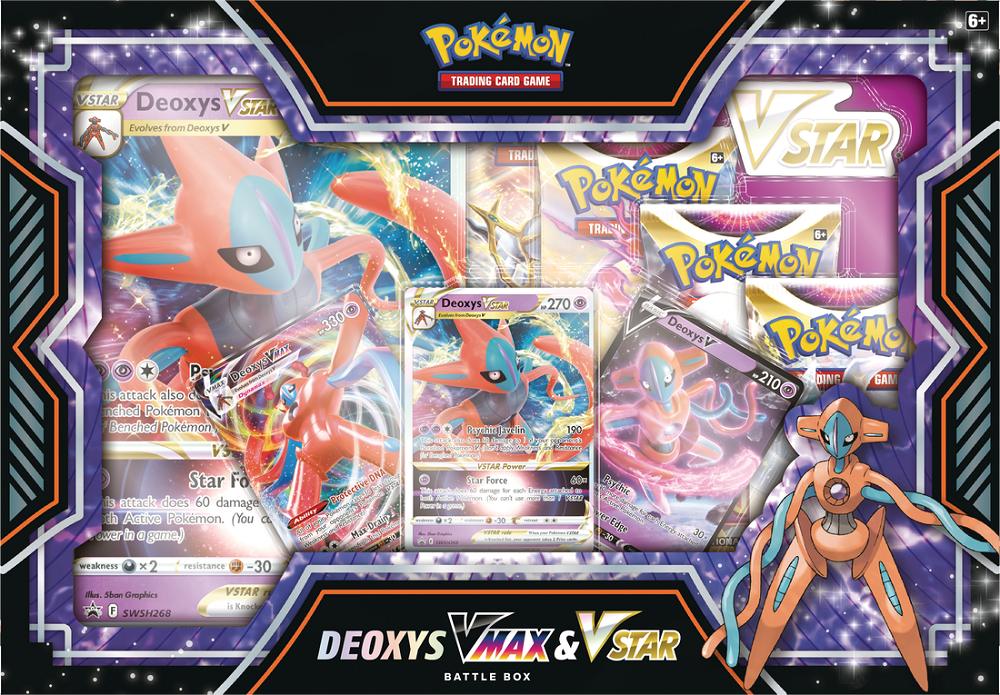 Pokemon Deoxys Vmax & Vstar Battle Box | L.A. Mood Comics and Games