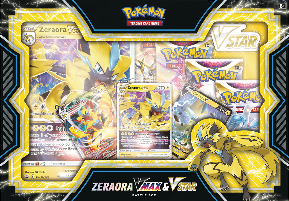 Pokemon Zeraora Vmax & Vstar Battle Box | L.A. Mood Comics and Games