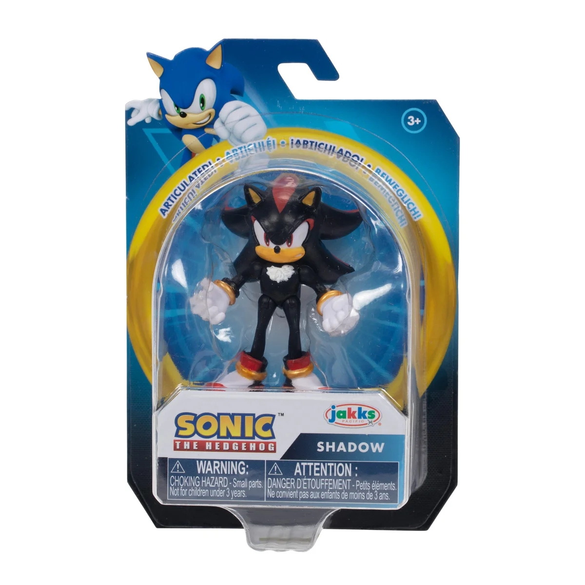 2.5" Sonic The Hedgehog SHADOW Figure | L.A. Mood Comics and Games