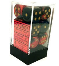 GEMINI 12D6 BLACK-RED/GOLD 16MM | L.A. Mood Comics and Games