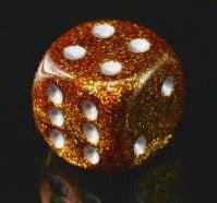 GLITTER 7-DIE SET GOLD/SILVER | L.A. Mood Comics and Games