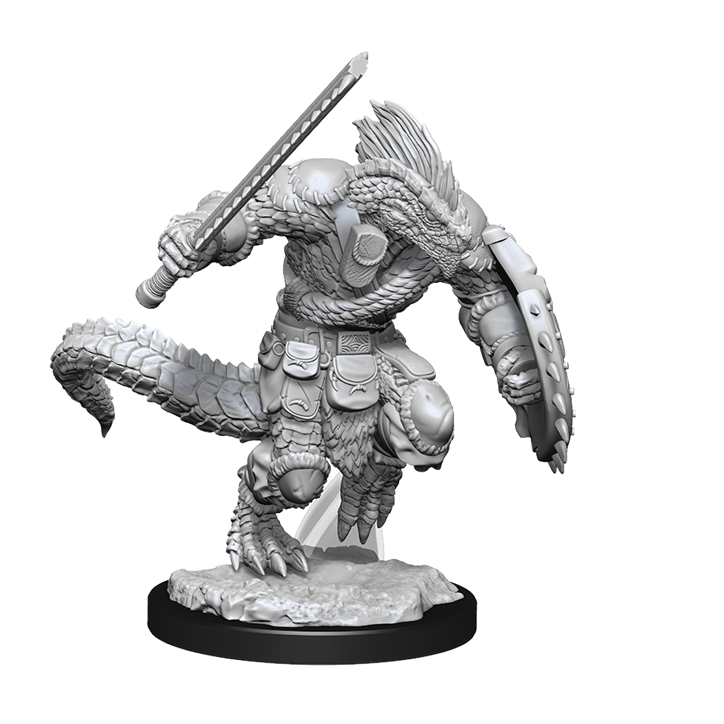 DND UNPAINTED MINIS WV15 LIZARDFOLK BARB/CLERIC | L.A. Mood Comics and Games