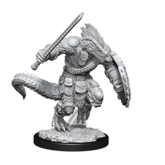 DND UNPAINTED MINIS WV15 LIZARDFOLK BARB/CLERIC | L.A. Mood Comics and Games