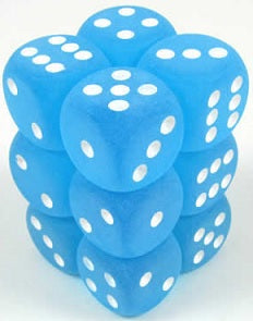 FROSTED 12D6 CARIBBEAN BLUE 16MM | L.A. Mood Comics and Games