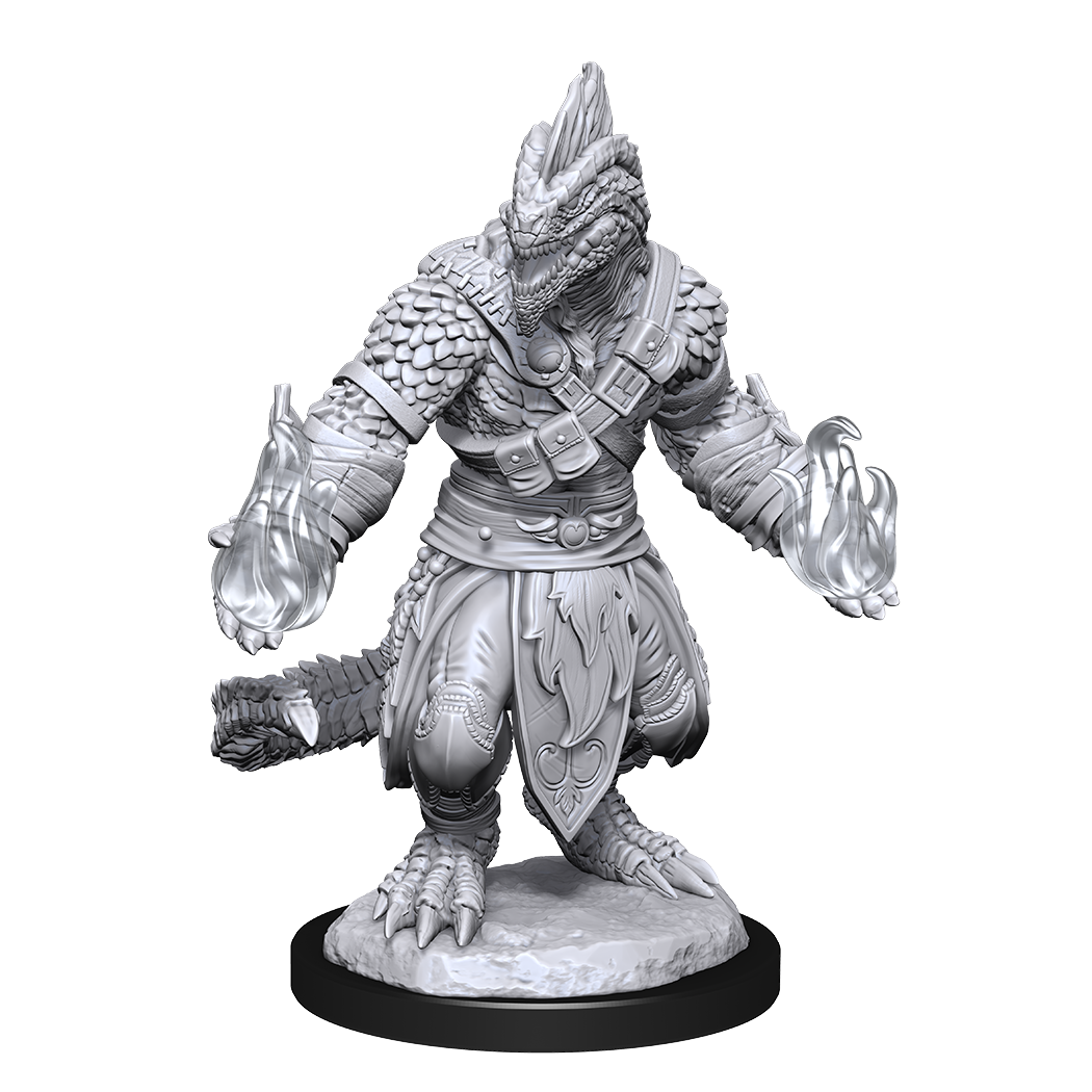 DND UNPAINTED MINIS WV15 LIZARDFOLK BARB/CLERIC | L.A. Mood Comics and Games