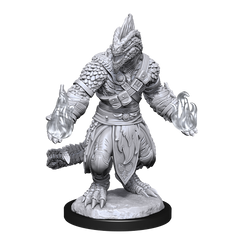 DND UNPAINTED MINIS WV15 LIZARDFOLK BARB/CLERIC | L.A. Mood Comics and Games