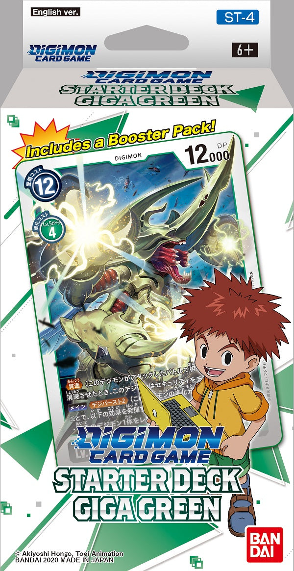 DIGIMON STARTER DECK GIGA GREEN | L.A. Mood Comics and Games