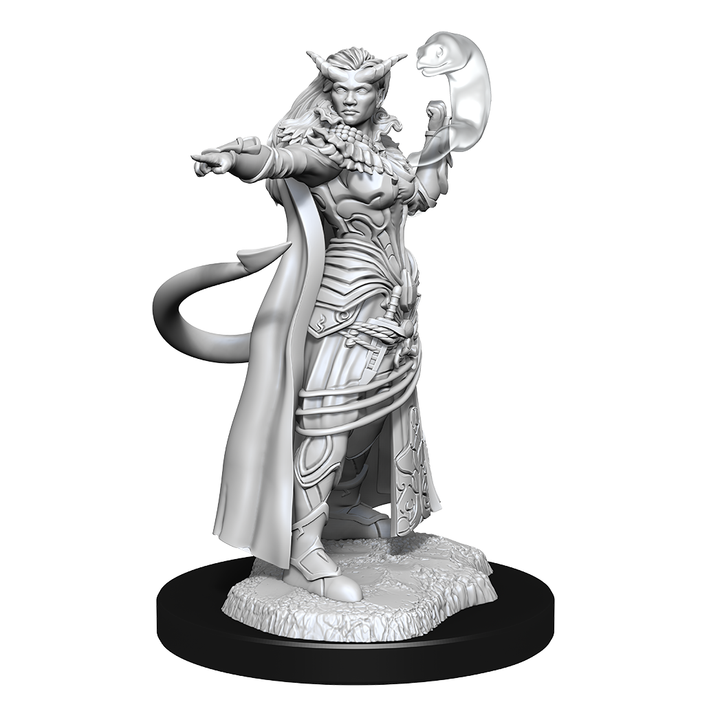 DND UNPAINTED MINIS WV15 TIEFLING SORCERER FEMALE | L.A. Mood Comics and Games