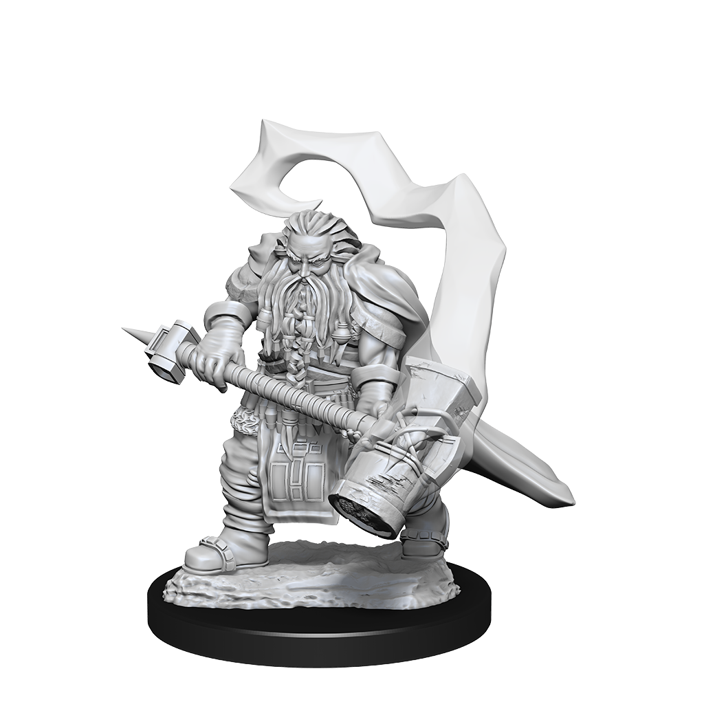 DND UNPAINTED MINIS WV14 DWARF CLERIC MALE | L.A. Mood Comics and Games