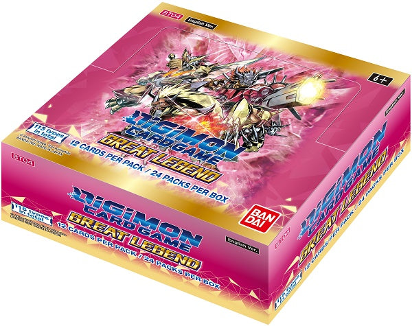 DIGIMON GREAT LEGEND BOOSTER BOX | L.A. Mood Comics and Games