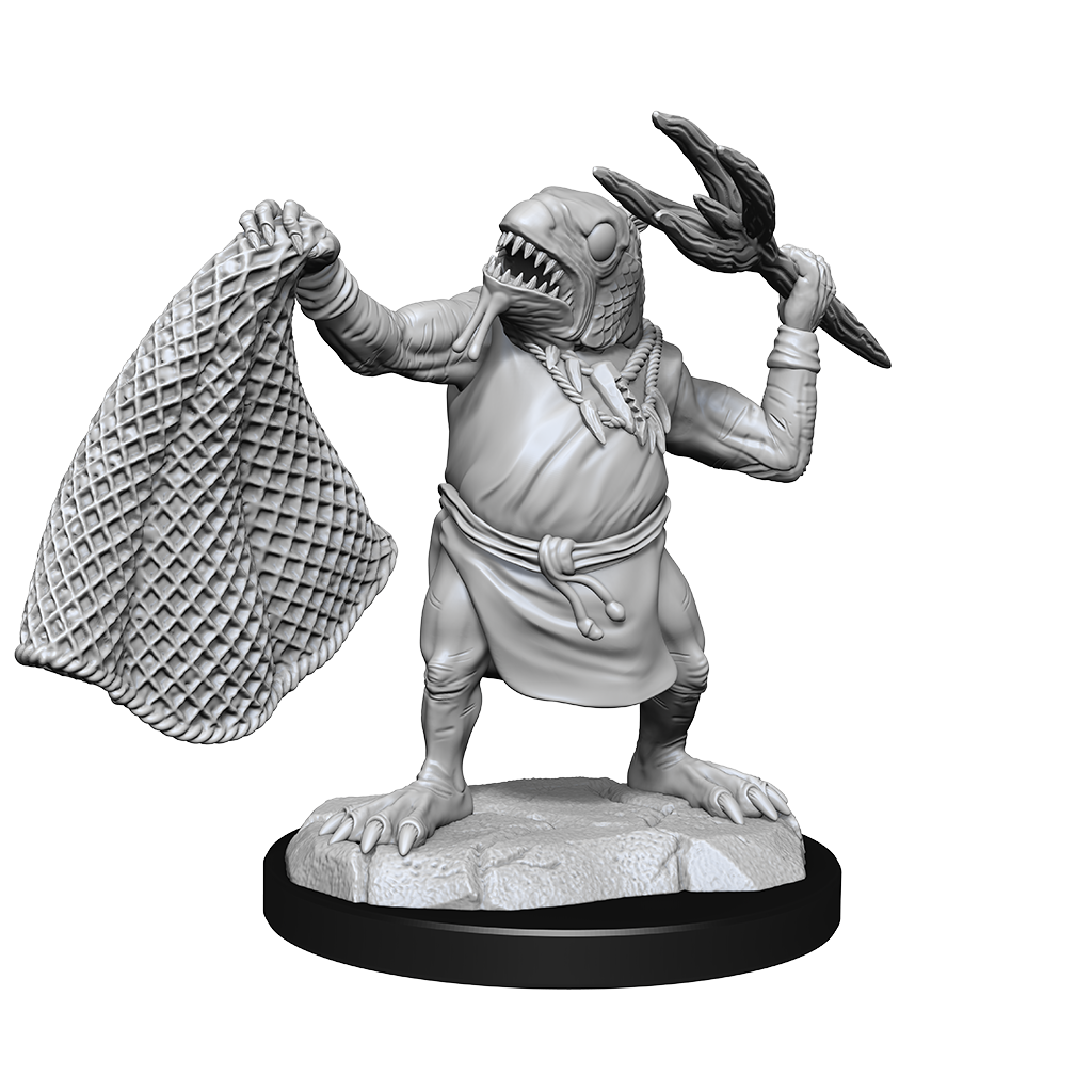 DND UNPAINTED MINIS WV14 KUO-TOA/KUO-TOA WHIP | L.A. Mood Comics and Games