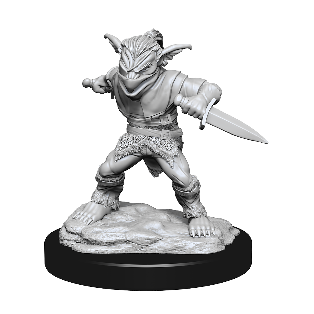 DND UNPAINTED MINIS WV15 GOBLINS MALE ROGUE/FEMALE BARD | L.A. Mood Comics and Games