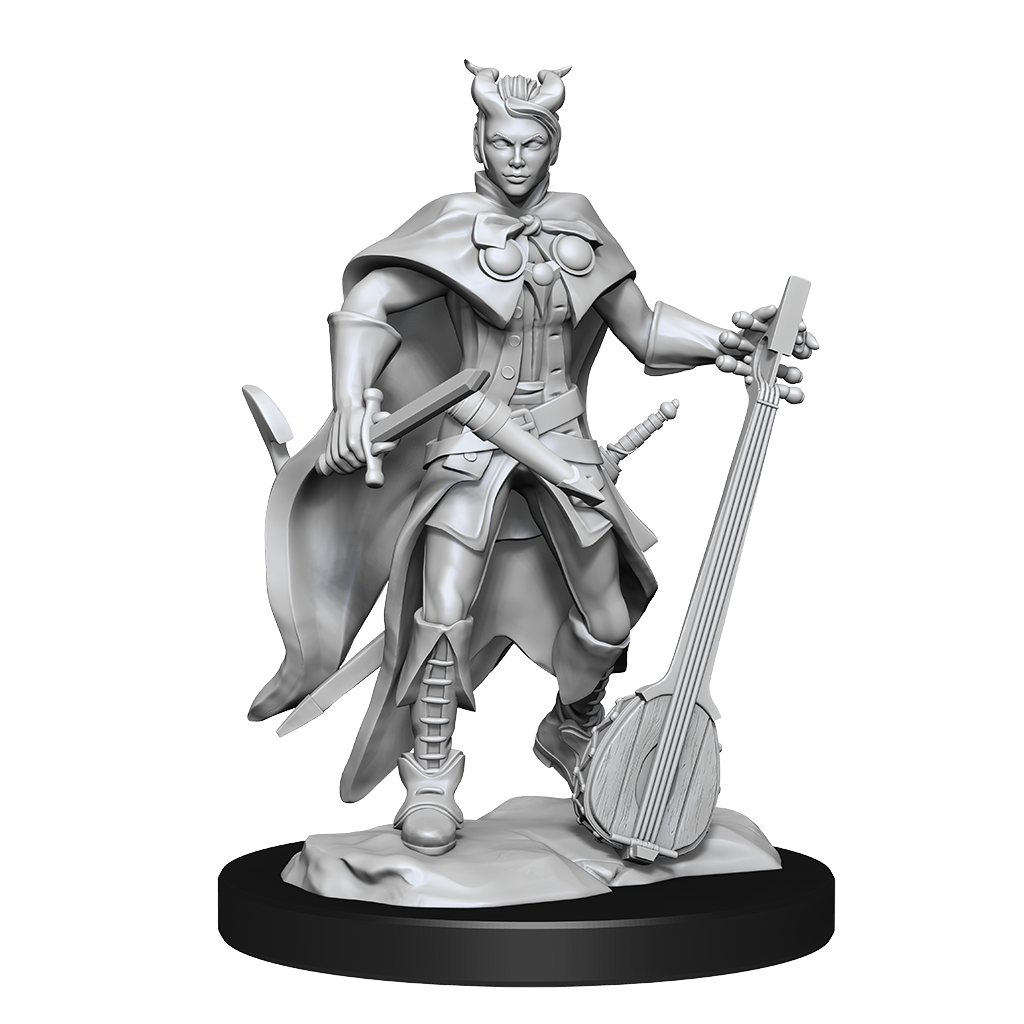 DND UNPAINTED MINIS WV14 TIEFLING BARD FEMALE | L.A. Mood Comics and Games