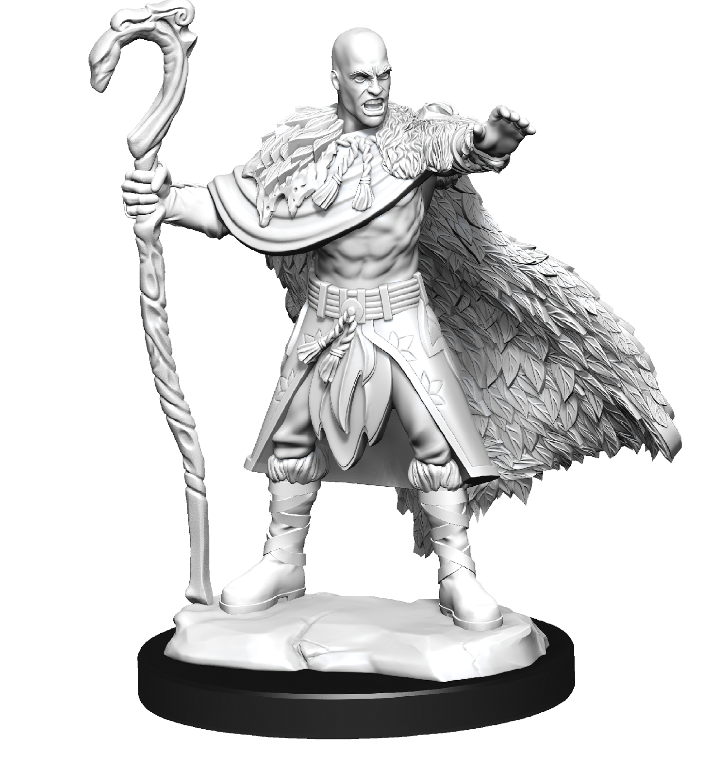 DND UNPAINTED MINIS WV14 HUMAN DRUID MALE | L.A. Mood Comics and Games