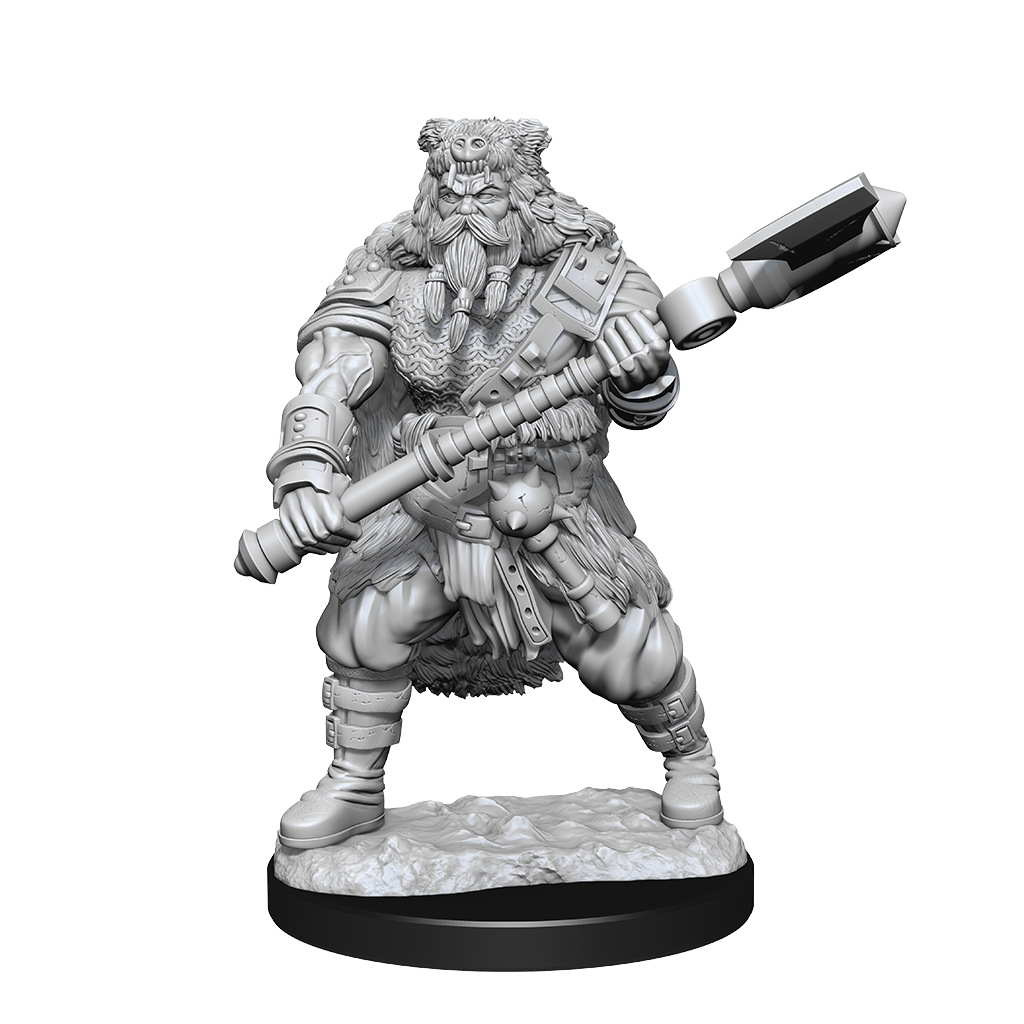 DND UNPAINTED MINIS WV14 HUMAN BARBARIAN MALE | L.A. Mood Comics and Games