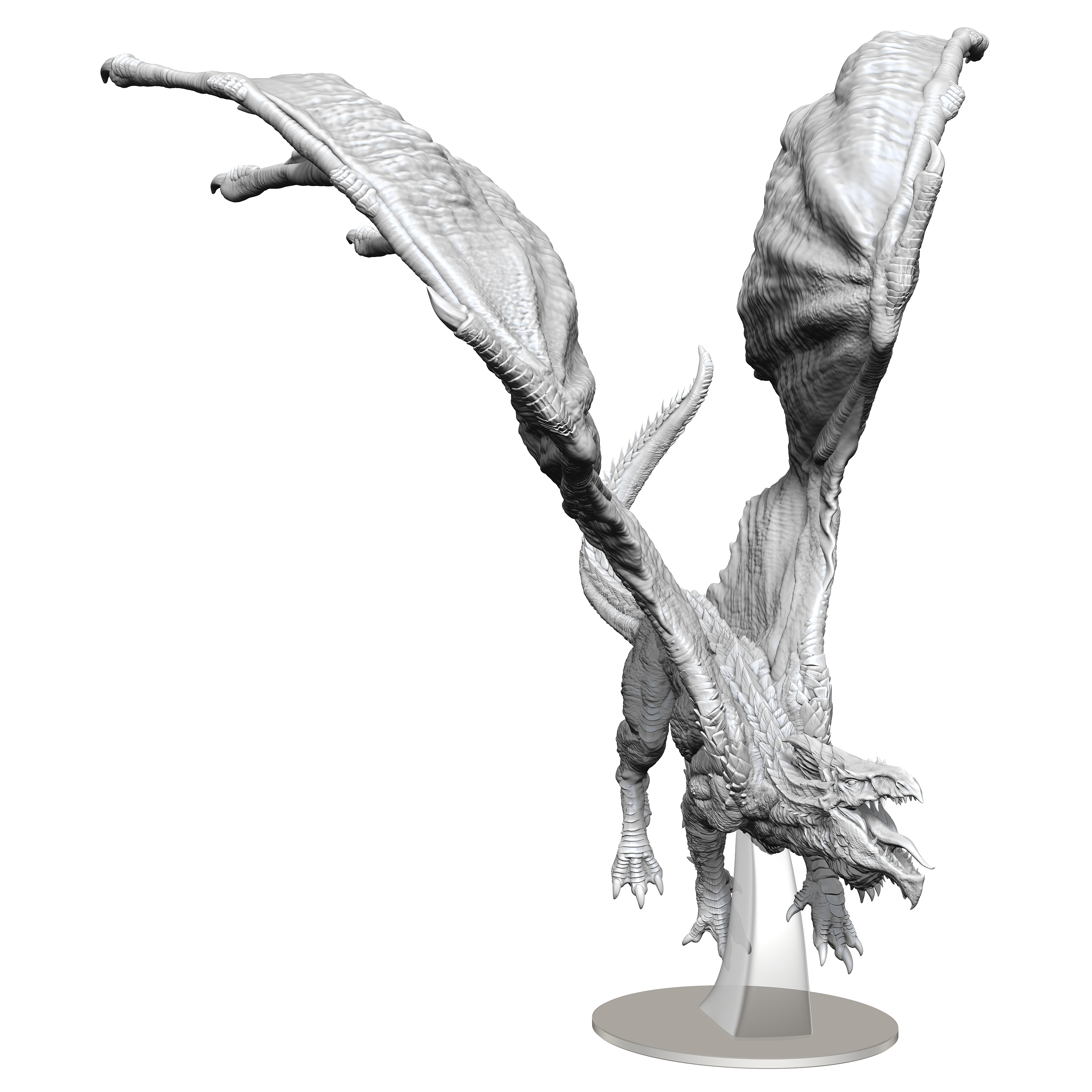 DND UNPAINTED MINIS WV15 ADULT WHITE DRAGON | L.A. Mood Comics and Games