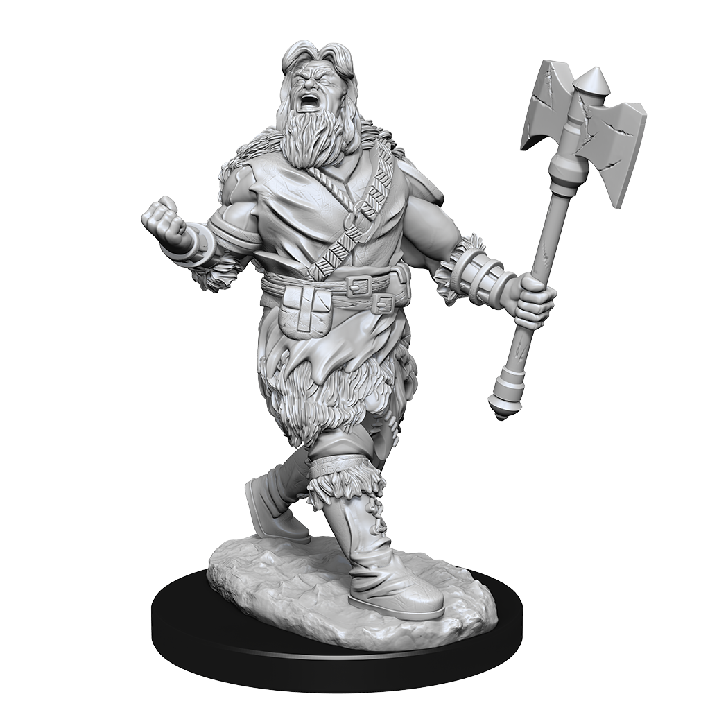 DND UNPAINTED MINIS WV14 HUMAN BARBARIAN MALE | L.A. Mood Comics and Games