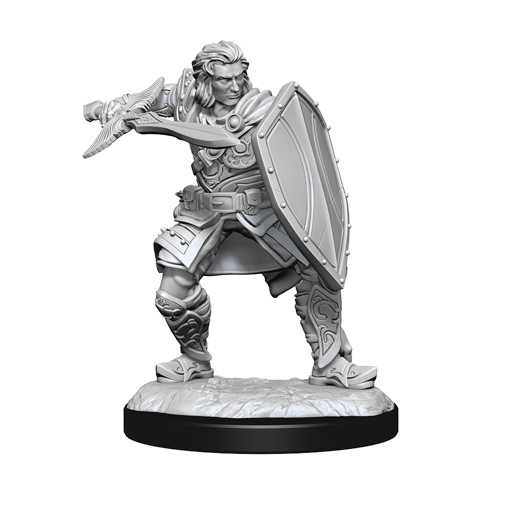 DND UNPAINTED MINIS WV14 HUMAN PALADIN MALE | L.A. Mood Comics and Games