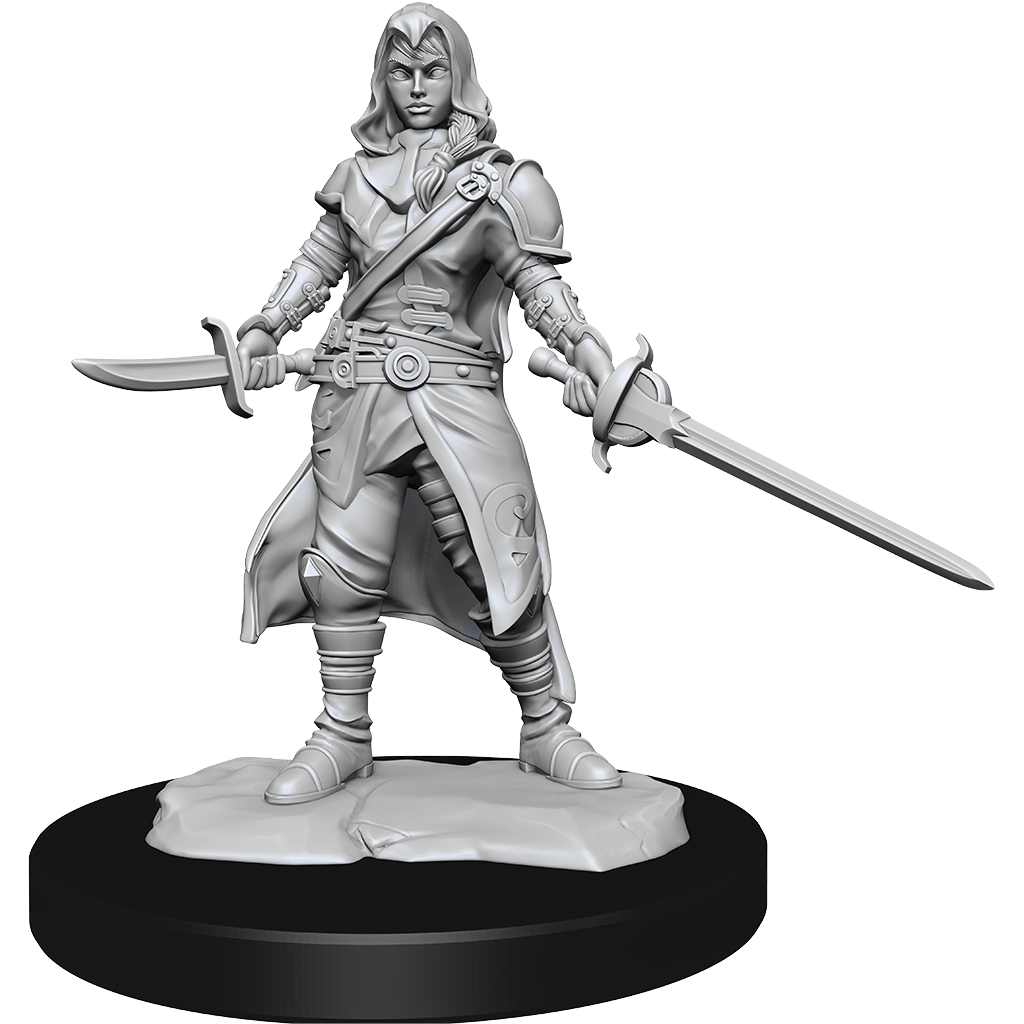 DND UNPAINTED MINIS WV14 HALF-ELF ROGUE FEMALE | L.A. Mood Comics and Games