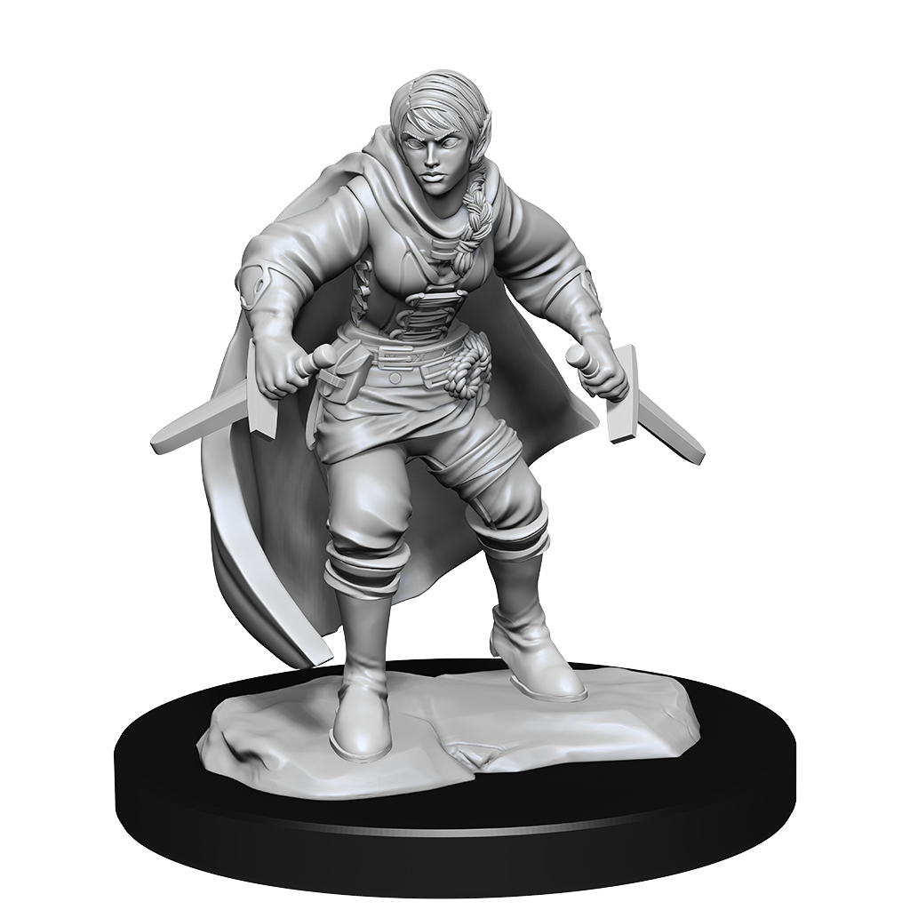 DND UNPAINTED MINIS WV14 HALF-ELF ROGUE FEMALE | L.A. Mood Comics and Games