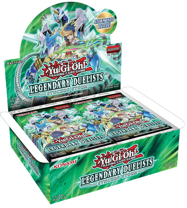 YGO LEGENDARY DUELISTS: SYNCHRO STORM BOOSTER PACK | L.A. Mood Comics and Games