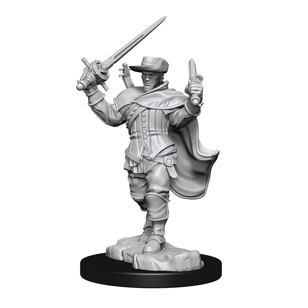 DND UNPAINTED MINIS WV15 HUMAN BARD MALE | L.A. Mood Comics and Games