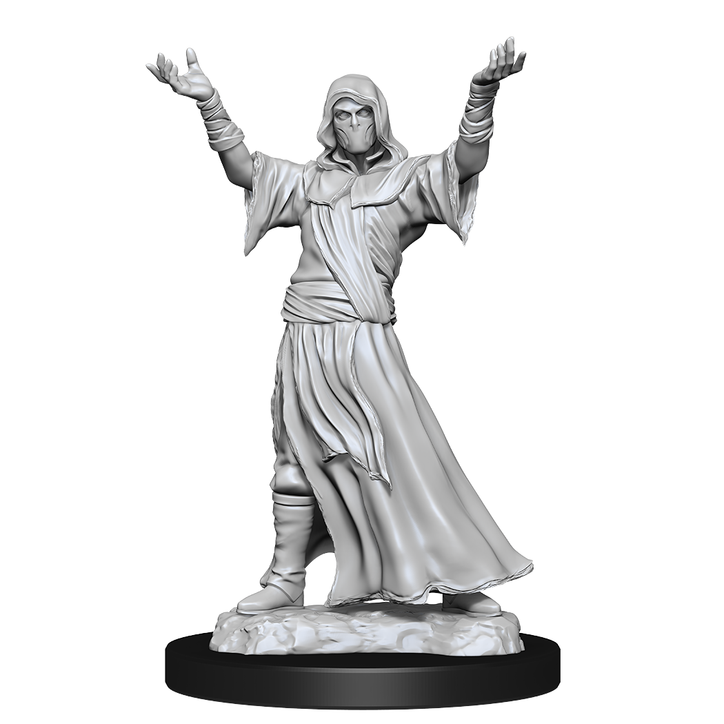 WIZKIDS UNPAINTED MINIS WV15 PLAGUE DOCTOR/CULTIST | L.A. Mood Comics and Games