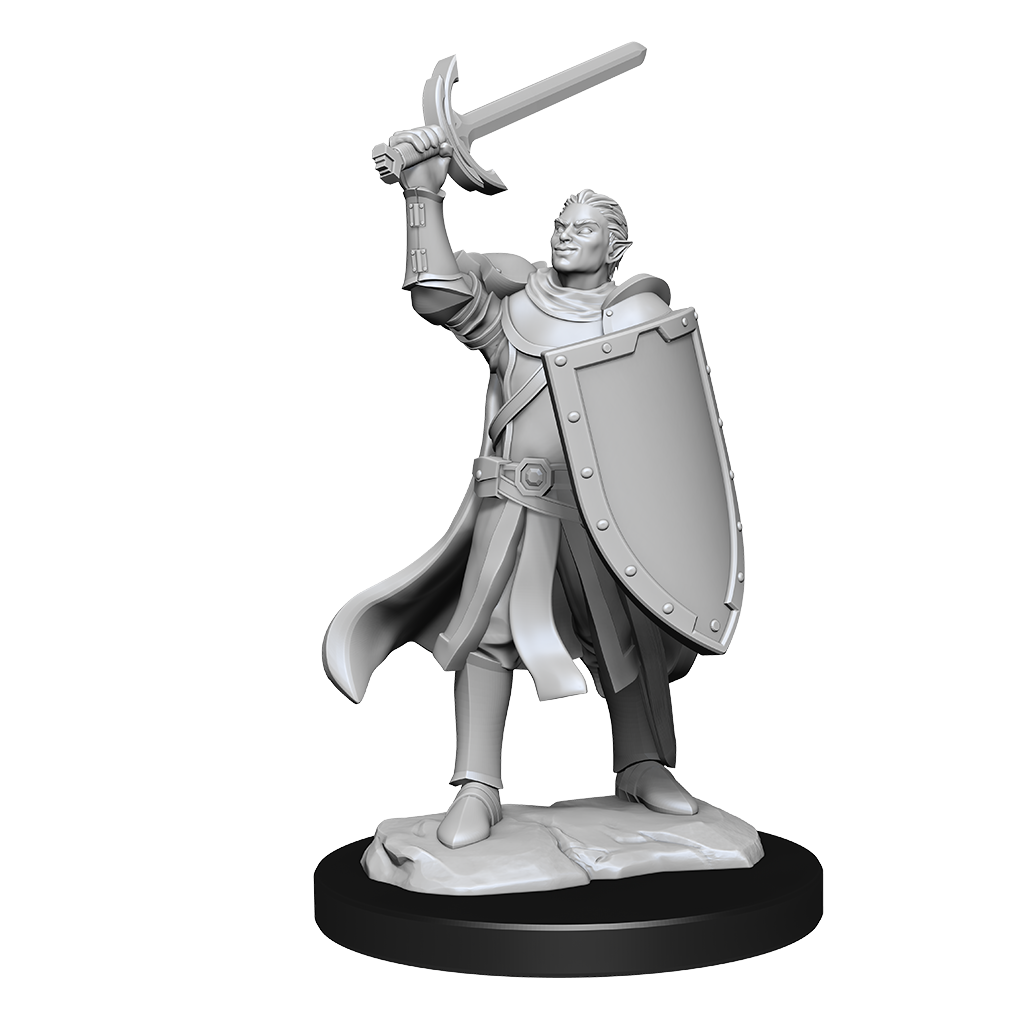 DND UNPAINTED MINIS WV14 HALF-ELF PALADIN MALE | L.A. Mood Comics and Games