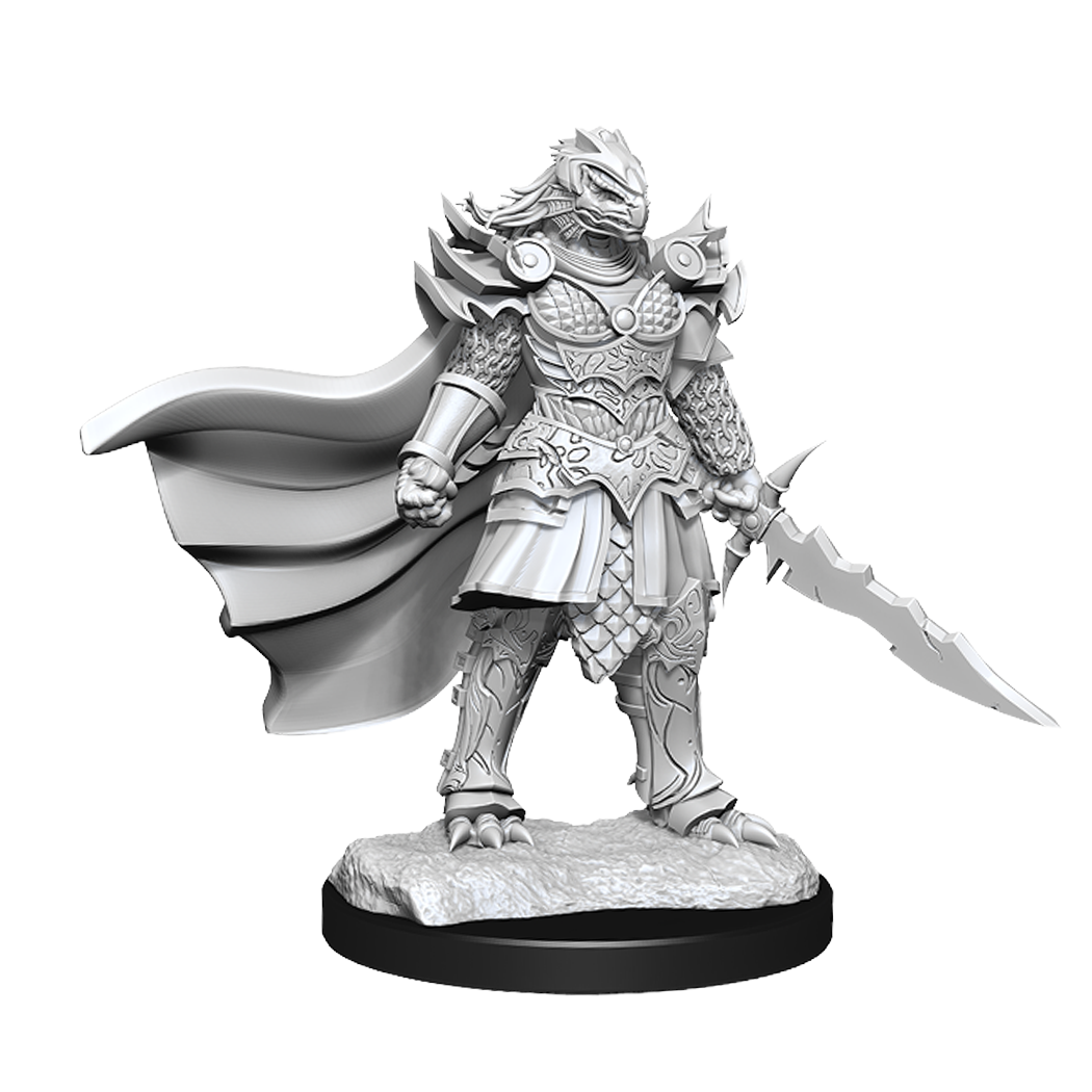 DND UNPAINTED MINIS WV15 DRAGONBORN FIGHTER FEMALE | L.A. Mood Comics and Games