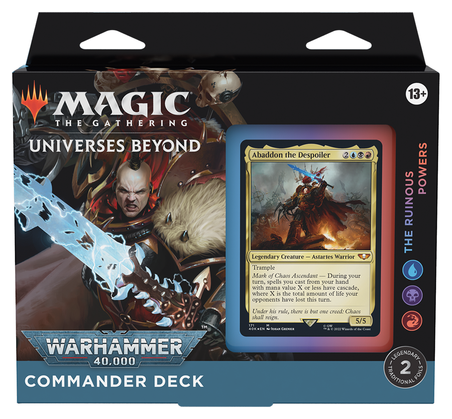 MTG WARHAMMER 40000 COMMANDER REGULAR DECK | L.A. Mood Comics and Games