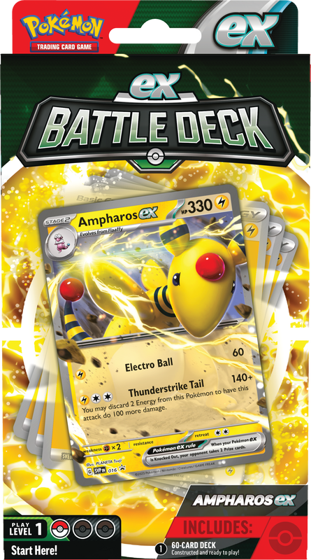 POKEMON BATTLE DECKS AMPHAROS EX/LUCARIO EX | L.A. Mood Comics and Games