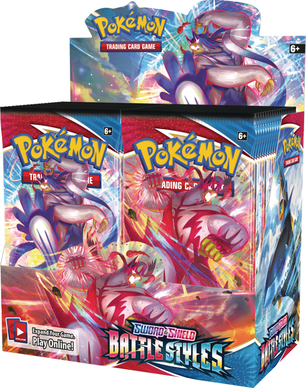 Pokemon Sword and Shield Battle Styles Booster Box | L.A. Mood Comics and Games