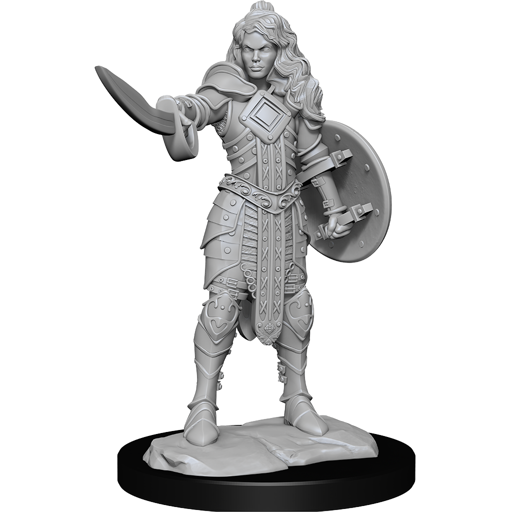 PF UNPAINTED MINIS WV14 HUMAN CHAMPION FEMALE | L.A. Mood Comics and Games